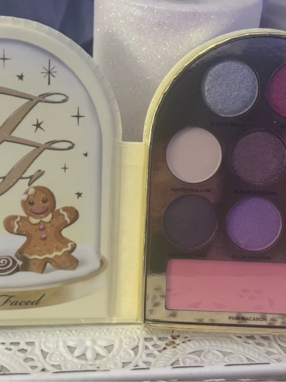 Too Faced Eyeshadow Palette with Blue, Gold, Brown & Pink Shades
